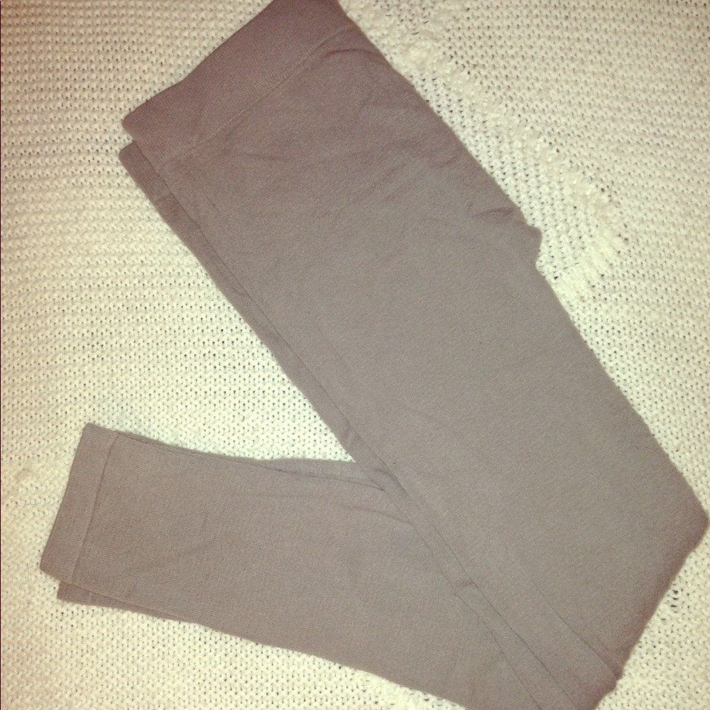 Gray leggings
